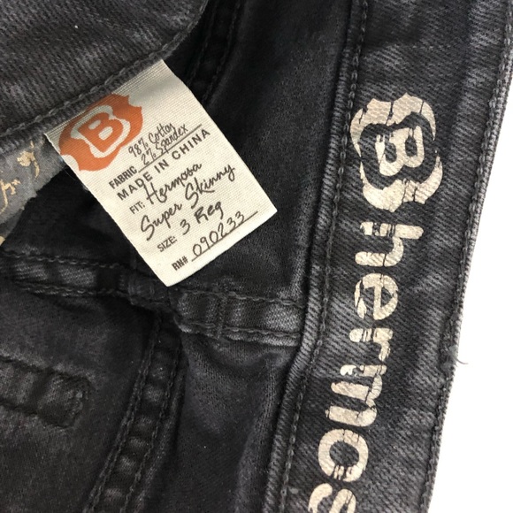 Pacsun Bullhead Hermosa Super Skinny Jeans Black - Picture 5 of 5